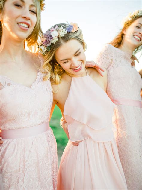 Cute Pink Bridesmaid Dresses Thandth Blush Bridesmaid Dresses