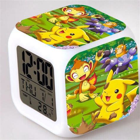 Je wakker in de ochtend die het meet 3,75 inch diameter. New Super Mario Digital Alarm Clock Kids Pokemon Minecraft ...