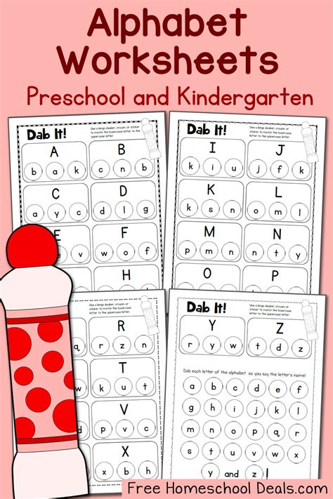 FREE ALPHABET DOT PAGES PACK (Instant Download!) | Free Homeschool Deals