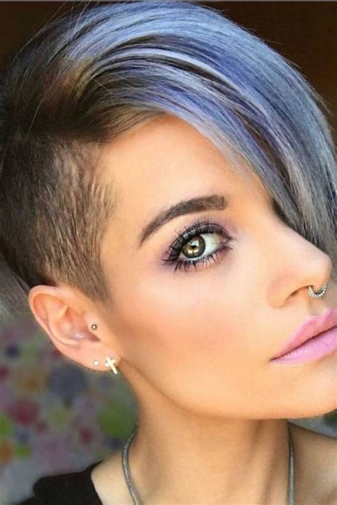 Short Haircuts With Undercut Best Undercut Pixie Haircuts For Cool