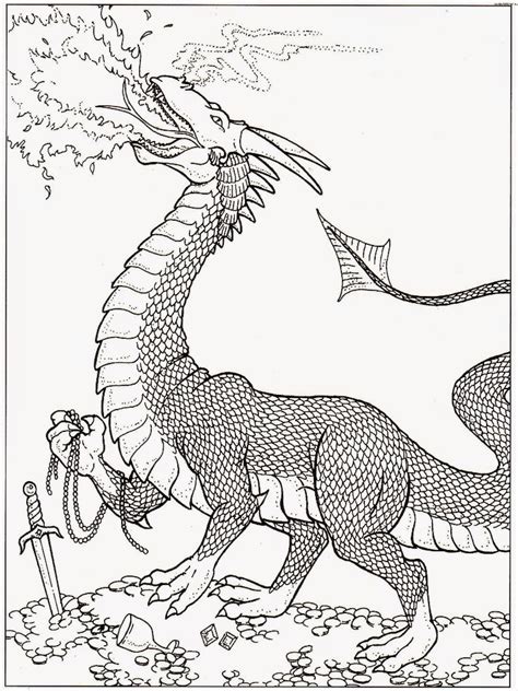 Coloring Pages: Dragon Coloring Pages Free and Printable