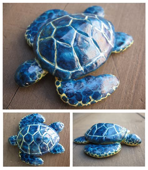 Clay Sea Turtle By Unistar2000 On Deviantart Turtle Sculpture Clay