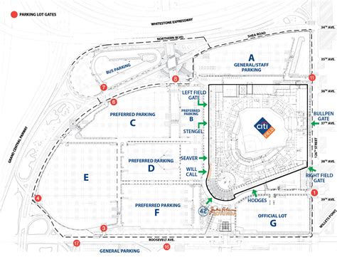 Citi Field Parking Map Images And Photos Finder