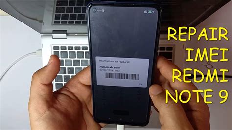 fix repair imei and baseband xiaomi redmi note 9 by flash and restore nvram youtube