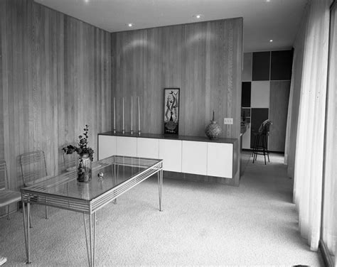 Built In Furniture In John And Mary Dobson Mid Century Modern Home In