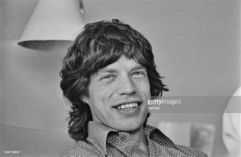 English Singer Mick Jagger Of Rock Group The Rolling Stones During An