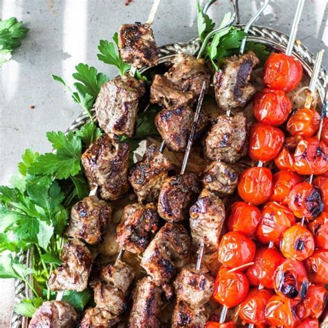 Broiled Lamb Shish Kabobs Grilled Greek Lamb Kebabs Recipe Cooking