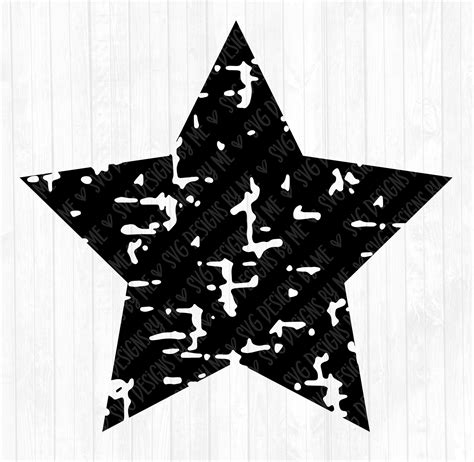Grunge Star Svg 4th Of July Svg Patriotic Svg Labor Day Etsy Uk