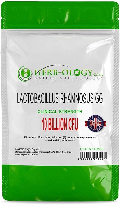 Herb Ology Lactobacillus Rhamnosus 60 High Strength Vegetarian