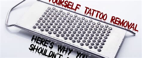 The process of using salt for tattoo removal is similar to that of salabrasion. Extreme do it yourself Tattoo Removal- Skin Renew Laser Tattoo Removal
