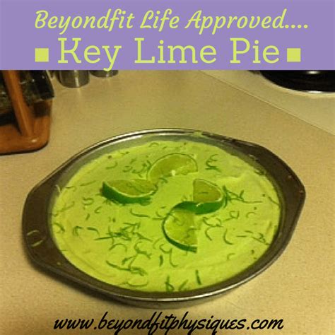 Recipe Key Lime Pie Beyondfit Mom