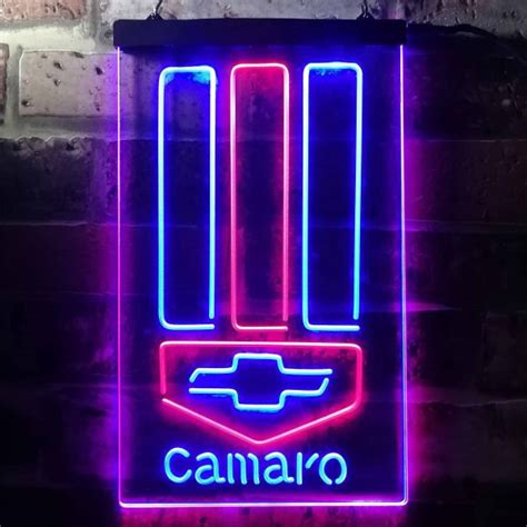 Chevrolet Camaro Emblem Neon Like Led Sign Fansignstime