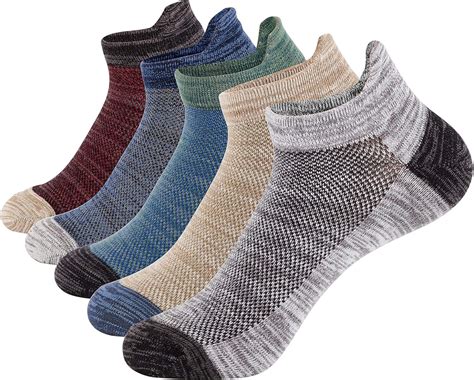 5 Pairs Low Cut Ankle Socks Mens Socks Cotton Mesh Low Top Socks Men Fresh Ventilation Socks For