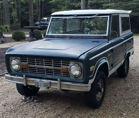 1974 Ford Bronco Ranger Suv Green 4wd Automatic Ranger Classic Ford