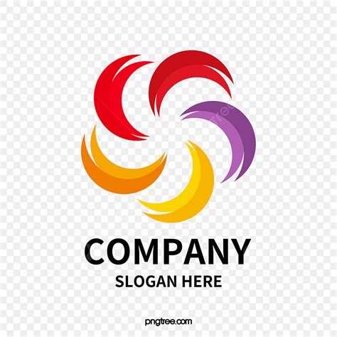 Logo Perusahaan Kreatif Logo Perusahaan Warna Vortex Png Transparan