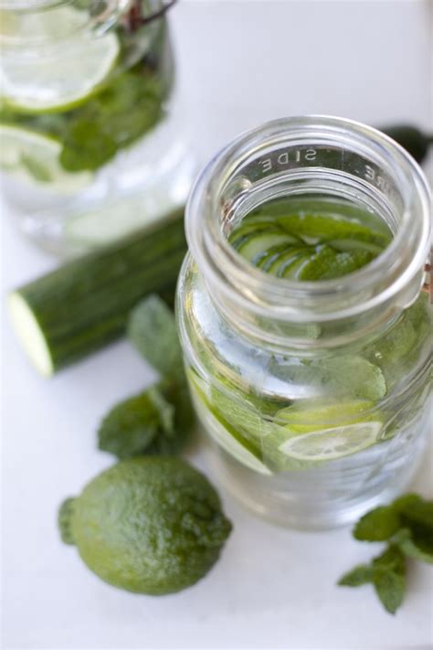 Lime Cucumber Mint Water Recipe