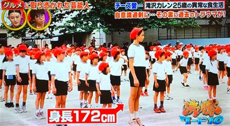You can follow me on twitter: 滝沢カレンの身長は小学校の頃から高かった？ 現在は逆サバ ...
