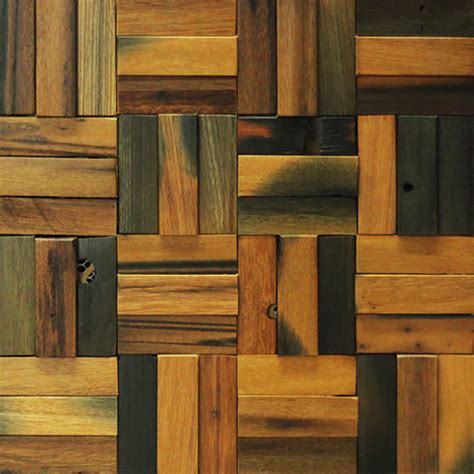 Wood panelling comes in a few different types of design, giving different overall look to you house. Decorative Reclaimed Wood Art Interior Wooden Panel 3m² 11 ...