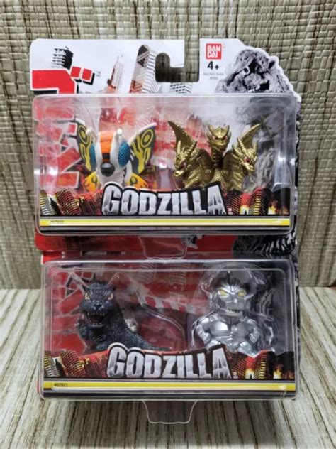 Godzilla And Mechagodzilla Mothra And King Ghidorah Mini Figure 2 Pack