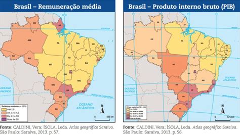 Mapa Indicadores Econômicos Do Brasil Nerdprofessor