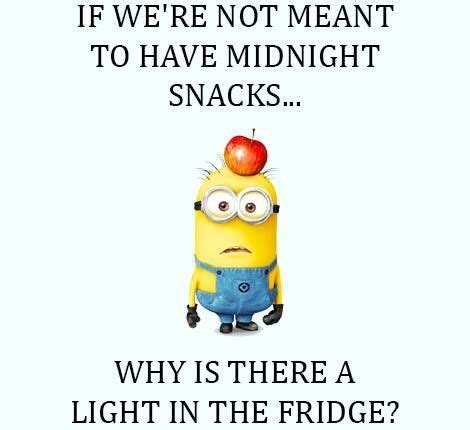 Find all the best picture quotes, sayings and quotations on picturequotes.com. Fridge raiders. | Funny minion memes, Minions quotes, Funny picture quotes