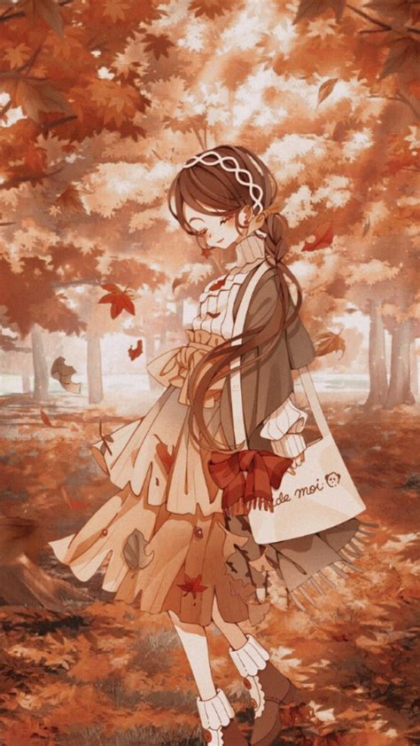 Cute Anime Girl Autumn Wallpapers Wallpaper Cave
