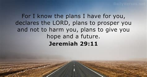 Jeremiah 2911 Bible Verse
