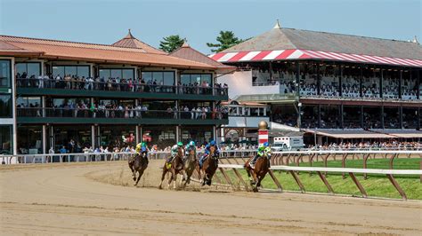 The Stretch Seating September At Saratoga Race Course In