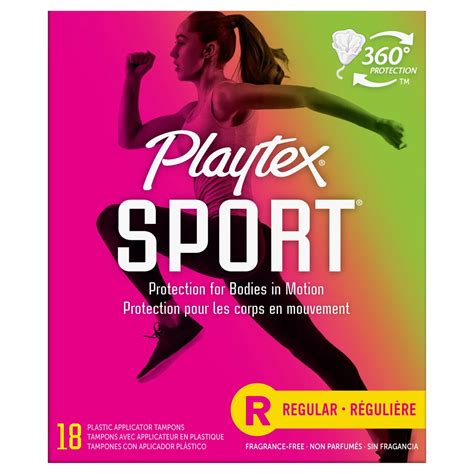 Playtex Sport Regular Absorbency Unscented Tampons Shop Tampons At H E B