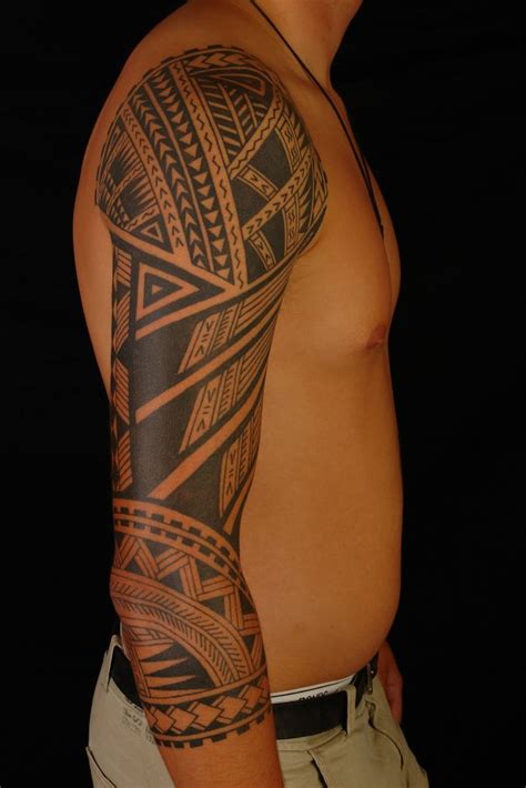 Polynesian Tribal Arm Tattoo Best Tattoo Design Ideas