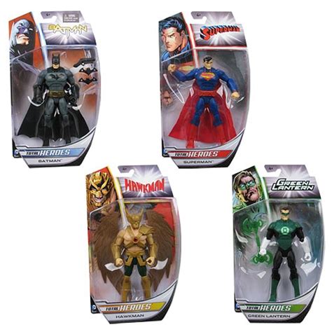 Dc Comics Total Heroes 6 Inch Action Figure Wave 2 Revision 1 Case