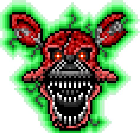 Nightmare Foxy Png Transparent Images Foxy Fnaf Pixel Art Minecraft