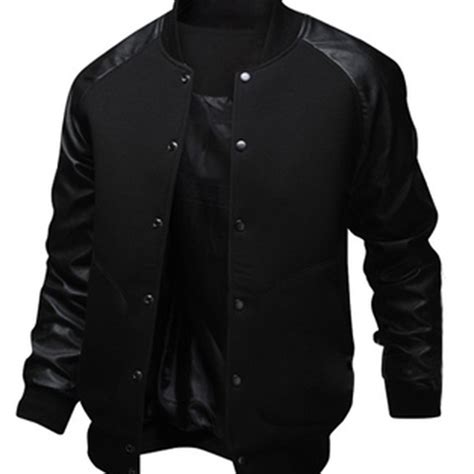 Jamickiki New Fashion Mens Casual Faux Pu Leather Jacket Coat 3 Colors