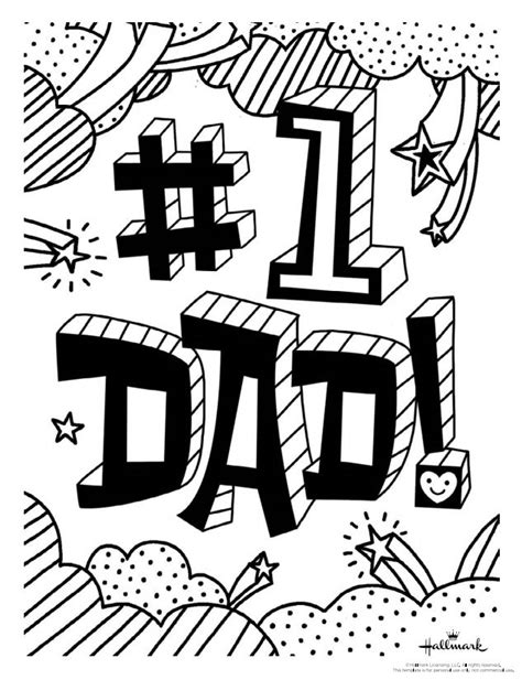 169 Free Printable Fathers Day Coloring Pages