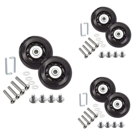 Suitcase Luggage Wheel Replacement Rubber Universal Wheels Swivel