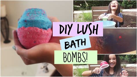 Diy Lush Bath Bombs Demo Youtube