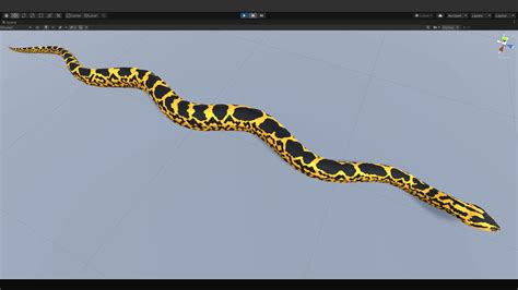3d Yellow Anaconda Animated Turbosquid 1833834
