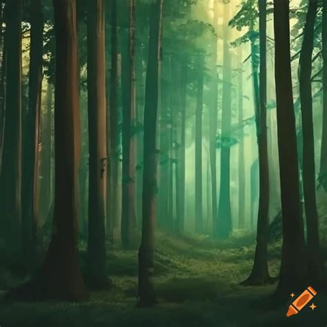 Scenic View Of A Forest