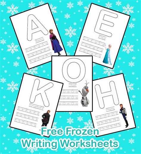 I Make I Share Free Frozen Writing Worksheets