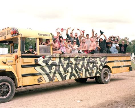 Redneck School Bus Pick Up Truck From Daniel Cronins The Gathering