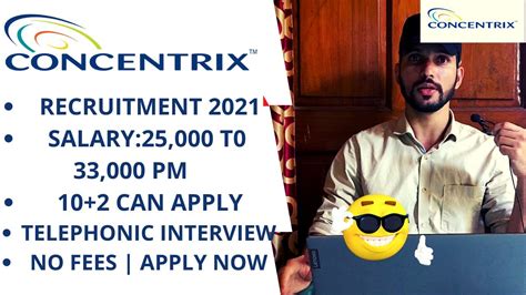 Concentrix Jobs 2021 Concentrix Technical Support Salary25000 To