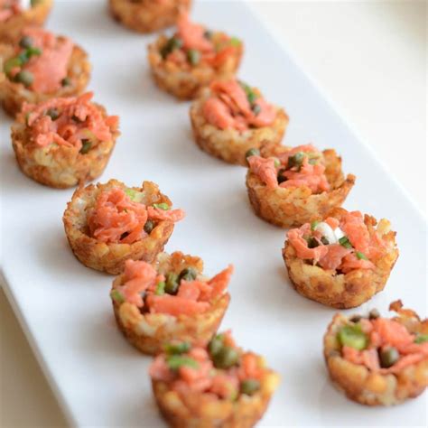 Easy Smoked Salmon And Potato Appetizer Good In The Simple