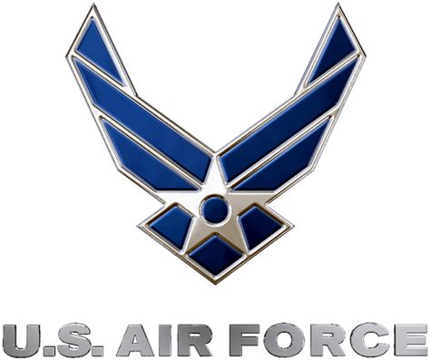 Fileunited States Air Force Logo Blue And Silver Wikimedia Commons