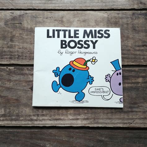 little miss bossy little miss books roger hargreaves etsy