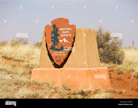 Us National Park Service Logo Marker Stock Photo Alamy