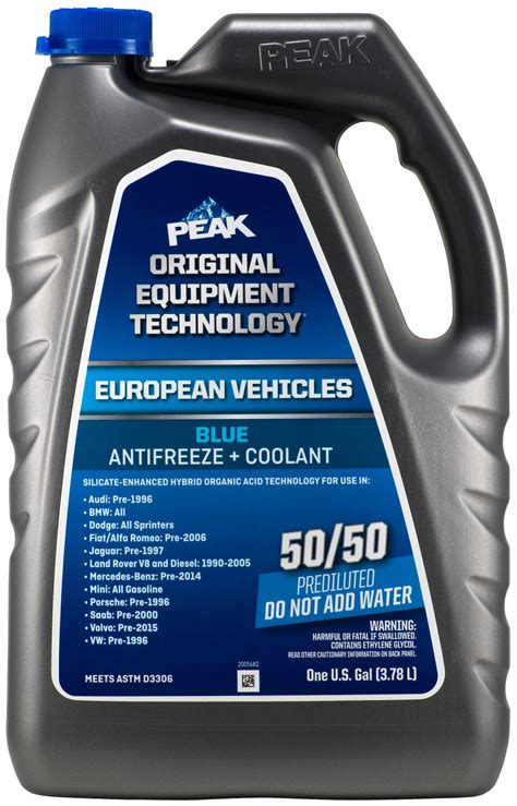 Peak Original Equipment Technology Antifreeze Coolant For European