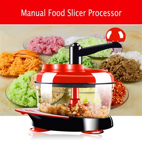Multi Funtion Manual Meat Grinder Vegetable Chopper Cutter Processor