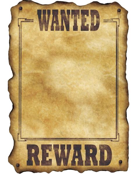 Free Wanted Poster Template Printable 13 Free Wanted