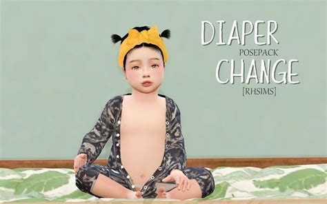 Diaper Change Pose Pack By Rebekhanasims Sims Baby Sims 4 Toddler