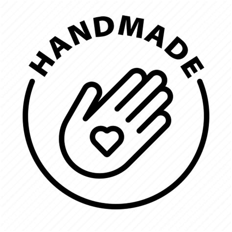 Handmade, label, product label icon - Download on Iconfinder